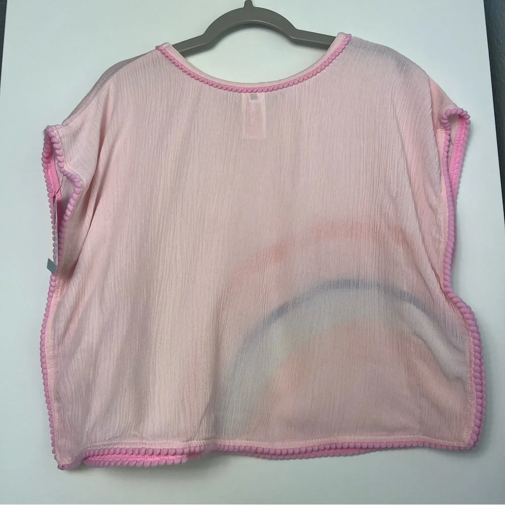NWT Toddler Girls' Rainbow‎ Cover Up Dress - Cat & Jack™m Rainbow 12-18M